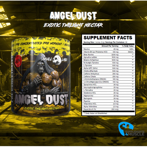 Skull Labs Angel Dust Dmaa G Nouvelle Version Supplements Muscle