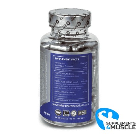 Swiss Pharmaceuticals ULTIMATE PCT 120 caps Supplement | S4M