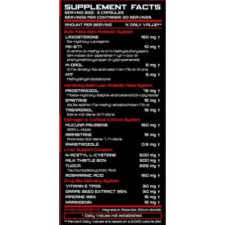 EX4EX Methyl Mass 60caps Supplément | Supplements4muscle