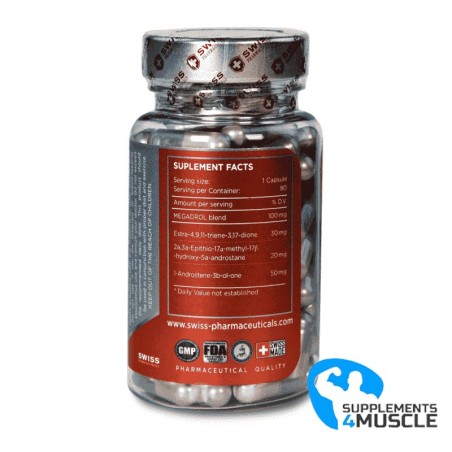 Swiss Pharmaceuticals MEGADROL 80caps Suplementos | S4M