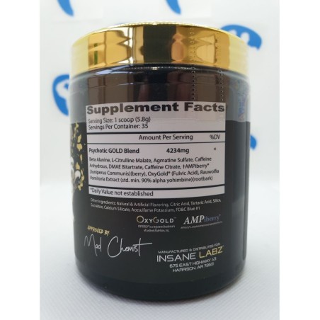 Insane Labz Psychotic Gold Integratori | Supplements4muscle