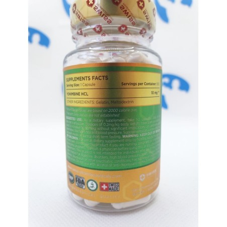 Integratori Swiss Pharmaceuticals Yohimbine HCL 100caps