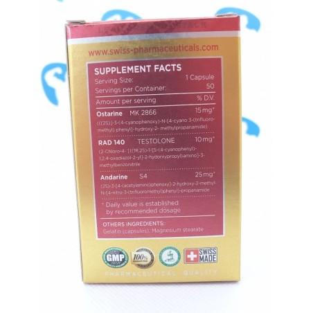 Swiss Pharmaceuticals ARGIDROL 50 kapslar Kosttillskott | S4M