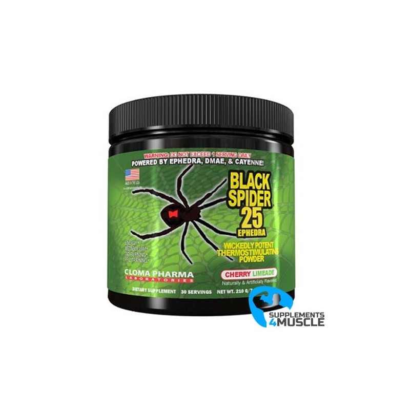 Cloma Pharma Black Spider Pre-Entrenamiento | Supplements4muscle