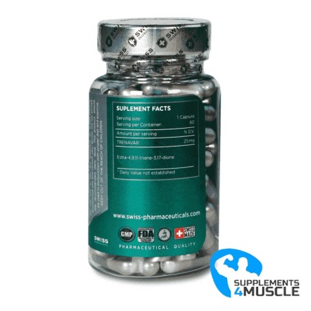 Swiss Pharmaceuticals TRENAVAR 80caps Supplements | S4M