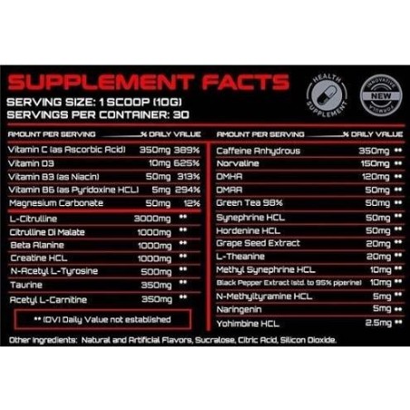 EX4EX Hyper Dose DMAA 300g Suplementos | Supplements4muscle