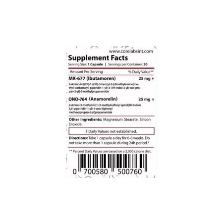 Core Labs X hGH MAX 30caps Supplements | Supplements4 muscle