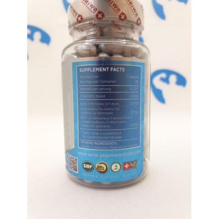 Swiss Pharmaceuticals OXADROL 80caps | Supplements4muscle