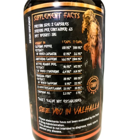 Dark Raven Vikings Axe DMAA 90caps | Supplements4muscle