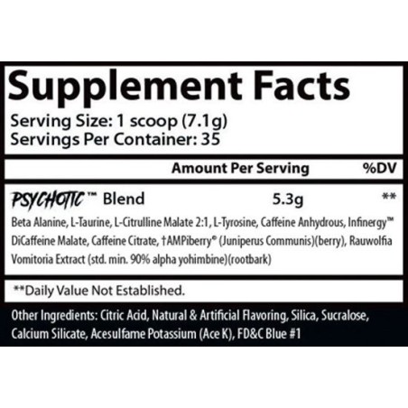 Insane Labz Psychotic Hellboy 250g | Supplements4muscle