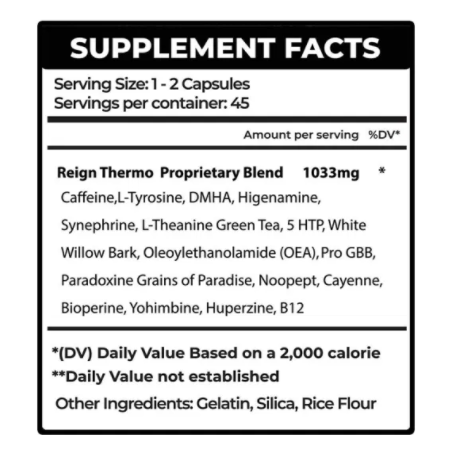 Freedom Formulations Reign 90caps Suplementos | S4M