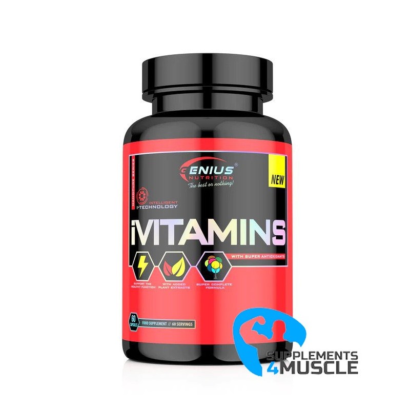 Genius Nutrition iVitamins 60 kapslar Kosttillskott | S4M