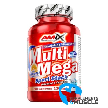 Amix Multi Mega Sport Stack 120tab | Supplements4muscle