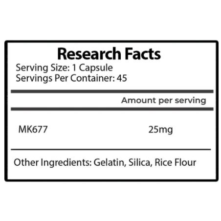 Freedom Formulations Ibuta MK-677 45caps Supplements