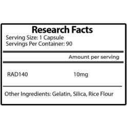 Freedom Formulations RAD 140 90 kapslar | Kosttillskott4muscle