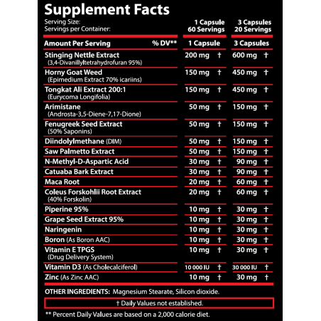 RDX Labs Test Rebuild 60caps Supplement | Supplementen4muscle