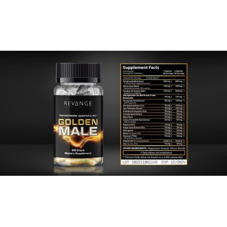 Revange Nutrition Golden Male 60 gélules Suppléments | S4M