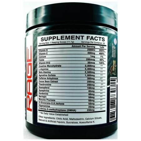 Centurion Labz Rage DMHA 386g Integratore |Supplements4muscle