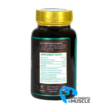 Cartel Labz Ostarine MK-2866 100cap Suplementos | S4M