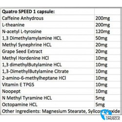Core Labs 4X Quatro Speed 60 caps