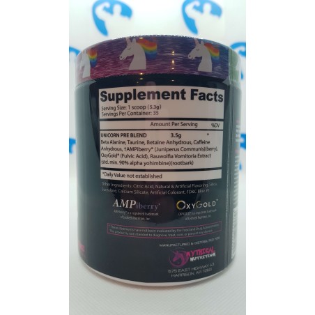 Mythical Nutrition Unicorn Pre-workout Supplements | S4M