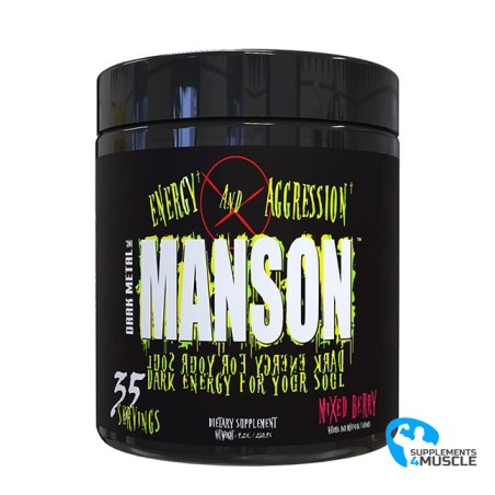Manson von Dark Metal Pre-Workout Supplements | S4M