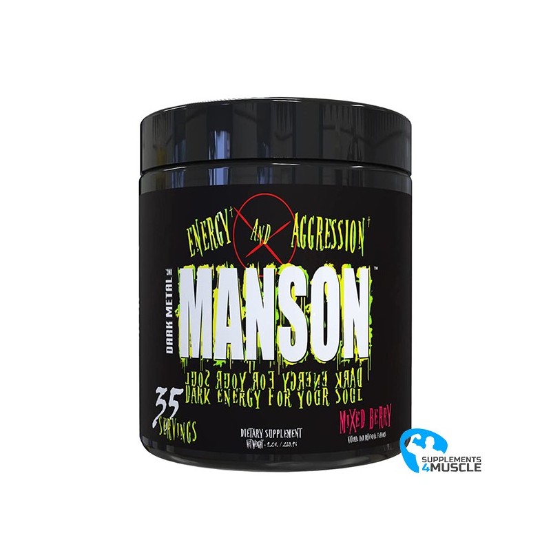 Manson van Dark Metal pre-workout supplementen | S4M