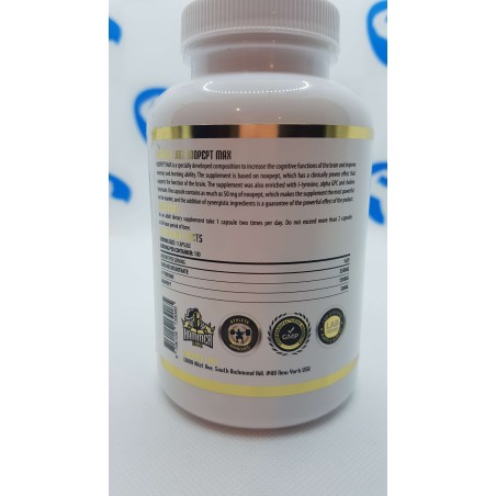 Hammer Labz Noopept Max 100 cápsulas Suplementos | S4M
