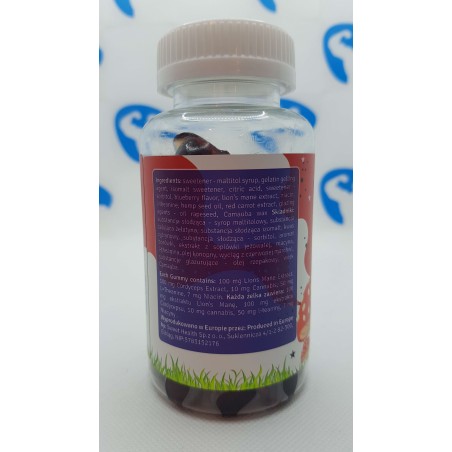 Sweet Nutritions Microdose Brain Support Gummies 60 cherry gummies