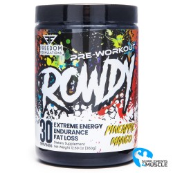 Freedom Formulations Rowdy Pre-Workout 360g Supplement | S4M