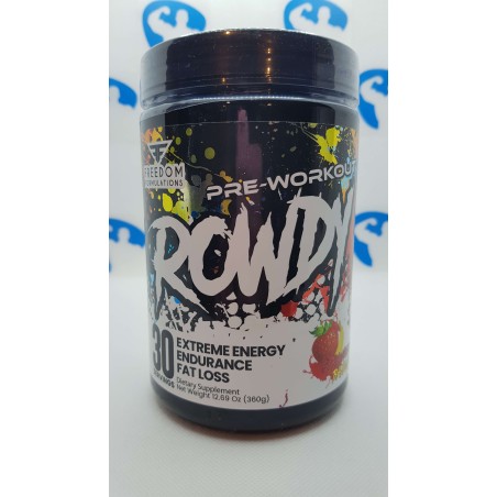 Freedom Formulations Rowdy Pre-Workout 360g Supplement | S4M