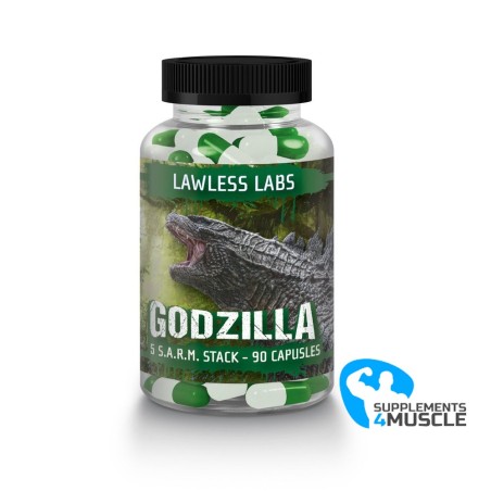 Lawless Lab Godzilla Sarm Stack 90 kapslar Kosttillskott | S4M