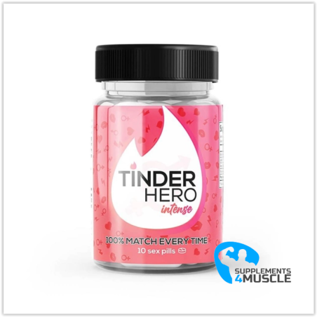 Tinder Hero Intense 10 cápsulas Suplemento | Supplements4muscle