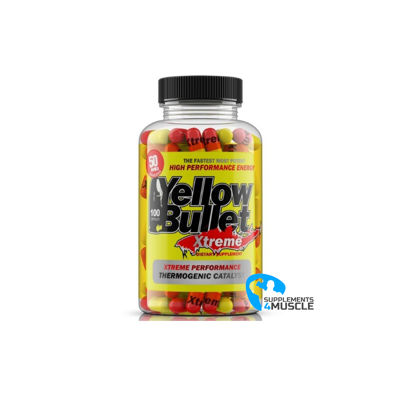 Yellow Bullet Xtreme 50 mg 100 Kapseln Nahrungsergänzungsmittel | S4M