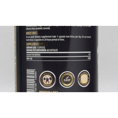 Hammer Labz RAD-150 60 caps Integratori | Supplements4muscle