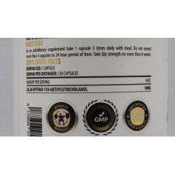 Hammer Labz EPI Strength 120 kapslar Kosttillskott | S4M