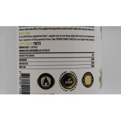 Hammer Labz Power Shred Stack 60 caps Supplements | S4M