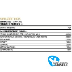Hammer Labz Daily Pump 300 g Supplément | Supplements4muscle