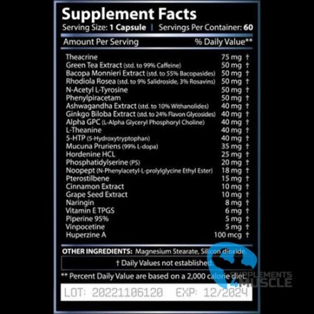 Neuro Amps Energyze ME 60 caps Supplements  | S4M
