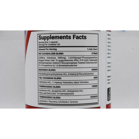 Phoenix Labs Redline-X Ultra Hardcore 120 cap Supplement|S4M