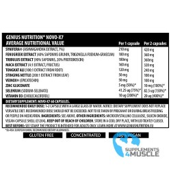 Genius Nutrition Novo-X7 60 caps Supplements | S4M