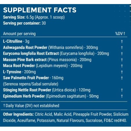 Muscle Exposure Test Frenzy 195 g Suplementos | S4M