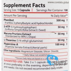 Core Labs PHENI-B ULTRA 100 cápsulas Suplementos | S4M