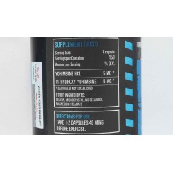 Tomorrow Pharmaceuticals Y2 Yohimbine doble Suplemento|S4M