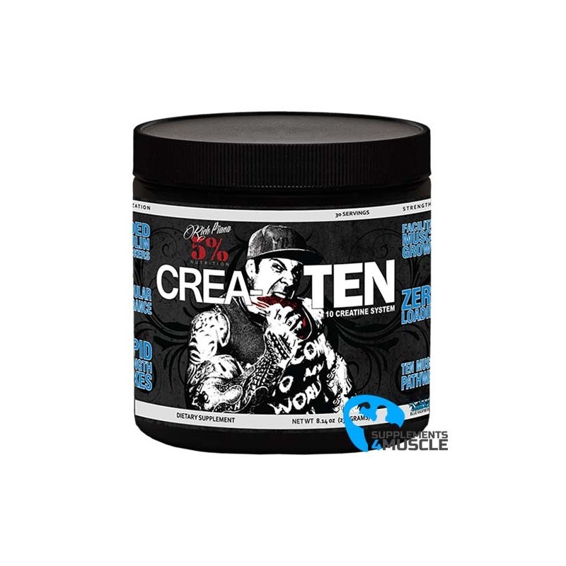 Rich Piana 5% Crea Zehn Ergänzungen | Supplements4muscle