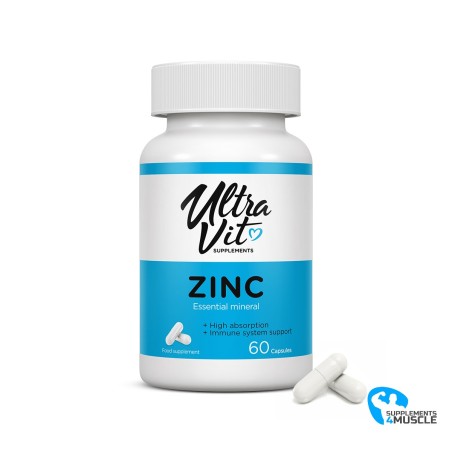ULTRAVIT Zinc 60 caps Suplementos | Supplements4muscle