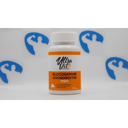ULTRAVIT Glukosamin Chondroitin MSM 90 tab Kosttillskott|S4M