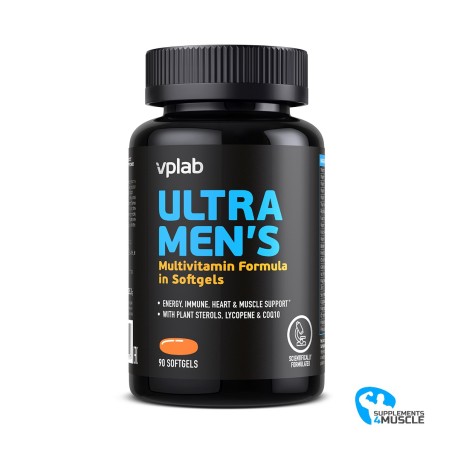 VPLAB Ultra Formule Multivitaminée Sportive pour Hommes 90 sofgels|S4M