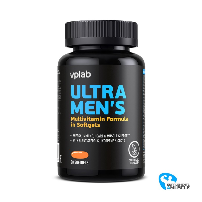 VPLAB Ultra Sport Multivitamin-Formel für Männer 90 Weichkapseln|S4M