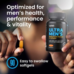 VPLAB Ultra Formule Multivitaminée Sportive pour Hommes 90 sofgels|S4M